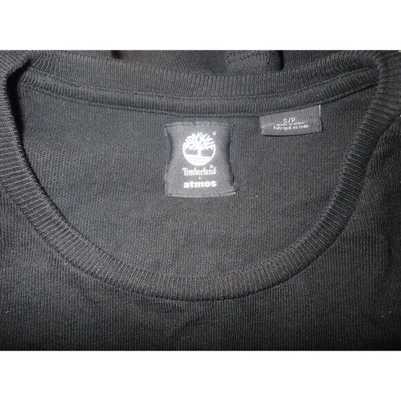 Timberland X Atmos Black Long Sleeve Shirt With Logo Men Size S Style‎ A1XQW - Picture 7 of 7